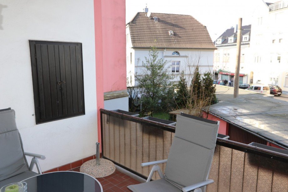 Balkon v. Wohnzimmer Etagenwohnung Solingen / Papiermhle