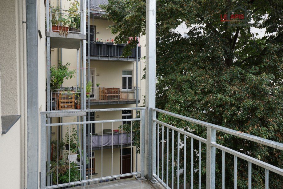 Balkon Etagenwohnung Leipzig