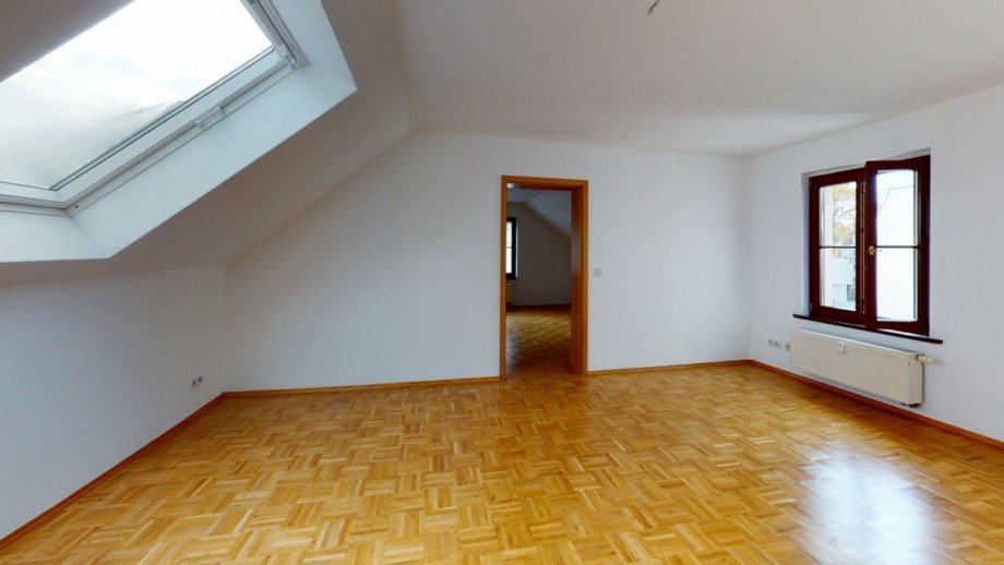 Wohnzimmer 2 Dachgeschosswohnung Leipzig / Gohlis