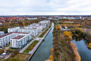 Luftbild Leipzig Lindenauer Hafen