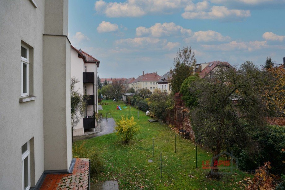 Aussicht in die Natur Etagenwohnung Markkleeberg