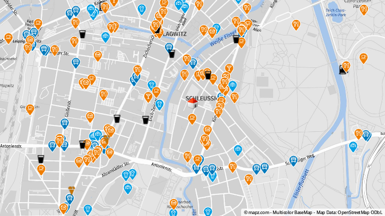 Lageplan Etagenwohnung Leipzig / Schleuig