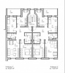 Grundriss WE-05 +++ CHARMANTE 3-RWG MIT TOLLER AUSTATTUNG INKL. BALKON IM SCH�NEN STADTTEIL LPZ.-ANGER-CROTTENDORF+++