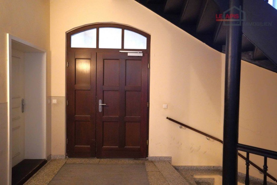 Eingangsbereich Treppenhaus Etagenwohnung Leipzig