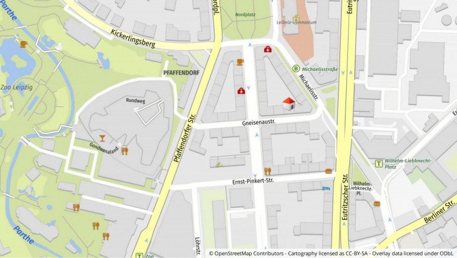 Lageplan Erdgeschosswohnung Leipzig / Leipzig Zentrum-Nord