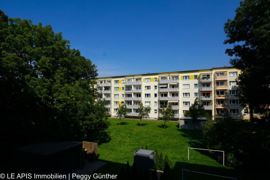 Ausblick Etagenwohnung Leipzig / Anger-Crottendorf