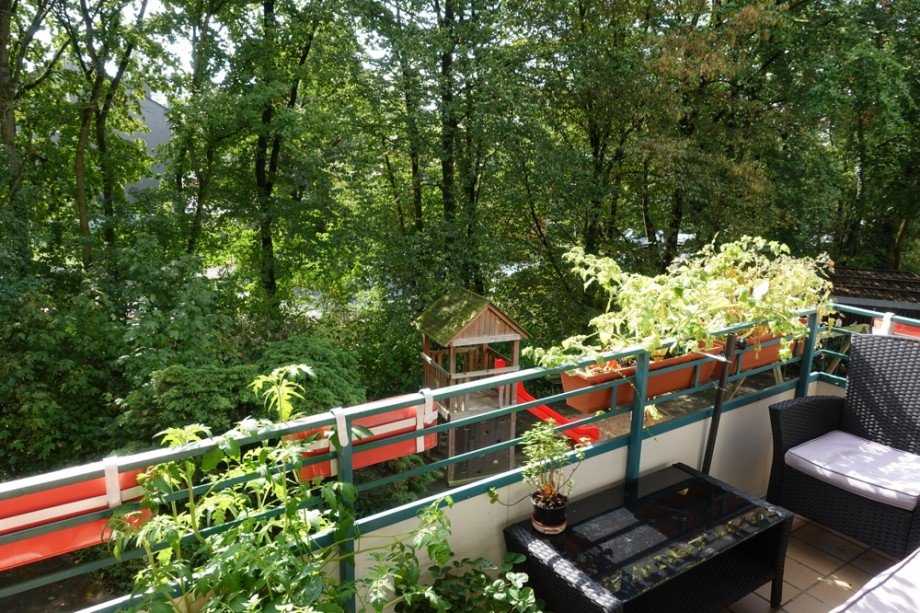 Blick vom Balkon II Etagenwohnung Hilden / Kalstert