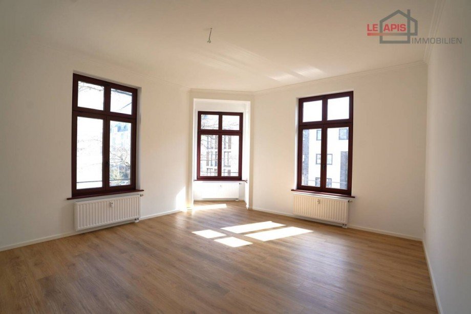 Wohnzimmer Etagenwohnung Leipzig