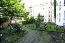 Gartenbereich SCHICKE, UNVERMIETETE 3-RWG MIT PARKETT U. EBK (WG-GEEIGNET) IN DER BELIEBTEN LEIPZIGER S�DVORSTADT