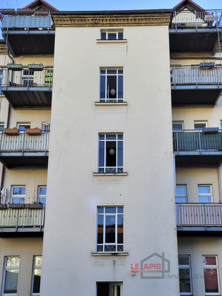 Hausansicht hinten Etagenwohnung Leipzig / Leipzig Sdvorstadt