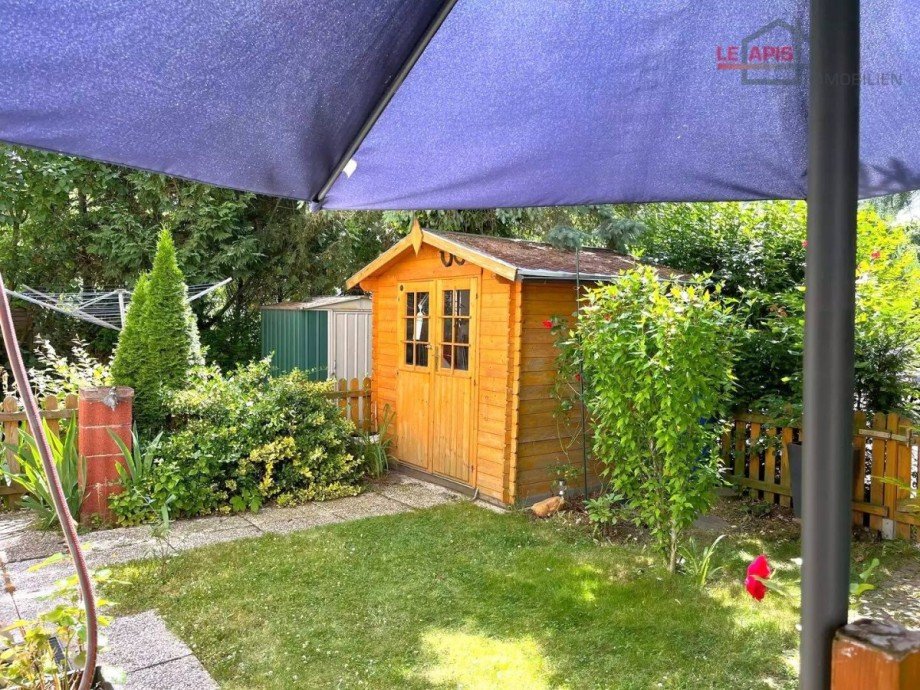 Gartenanteil inkl. Holzgertehaus Erdgeschosswohnung Leipzig