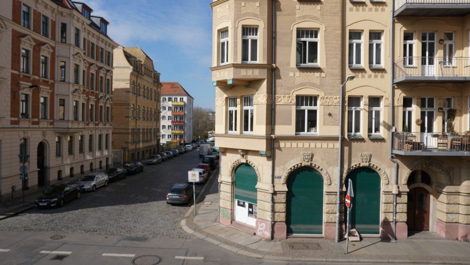 Ausblick vom Balkon Etagenwohnung Leipzig / Leipzig Sdvorstadt