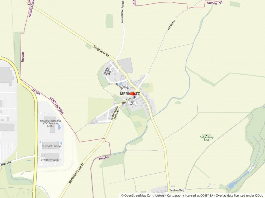 Lageplan Erdgeschosswohnung Taucha