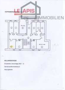 Plan H4 Keller ATTRAKTIVE 2-RWG MIT BALKON U. HOBBYRAUM (DACHBODEN) IN GRNER U. BELIEBTER LAGE VON LPZ.-WAHREN