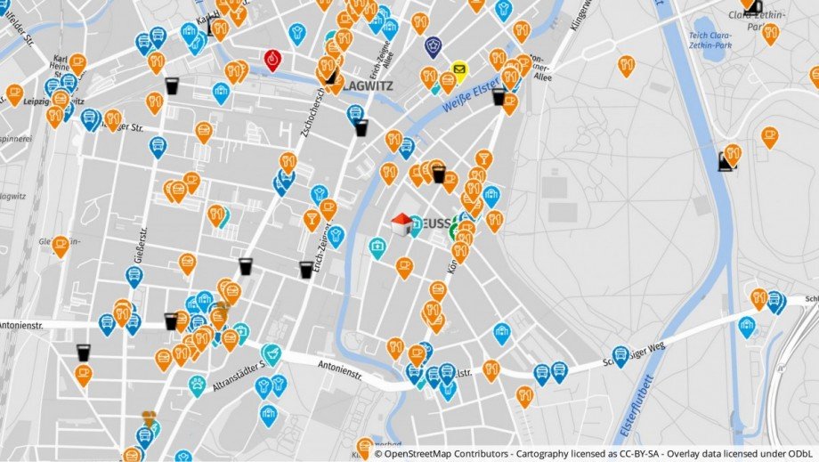 Lageplan Etagenwohnung Leipzig / Schleuig