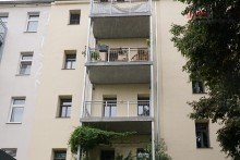 Hausansicht +++SCH�NE 3- RWG MIT BALKON, PARKETT U.TAGESLICHTBAD IN LEIPZIG- LINDENAU+++