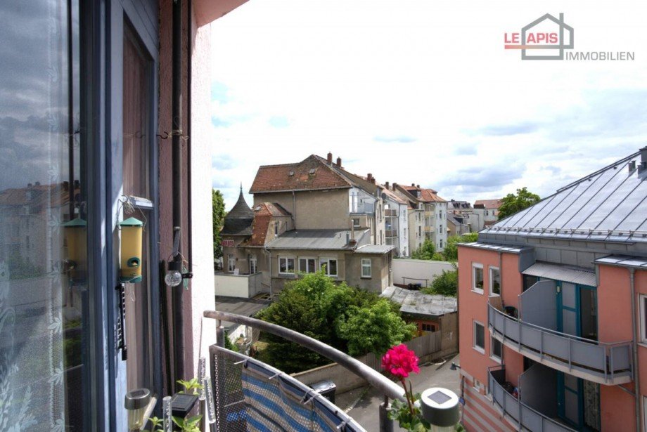 Balkonaussicht Bild 2 Etagenwohnung Wurzen