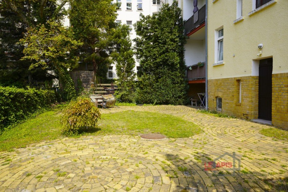 Gartenbereich Etagenwohnung Leipzig