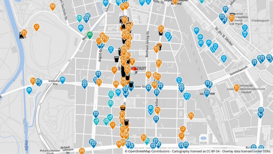 Lageplan Etagenwohnung Leipzig / Leipzig Sdvorstadt