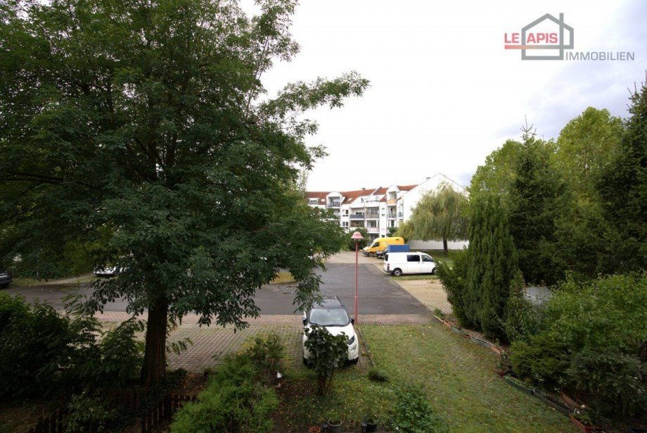 Balkonaussicht Etagenwohnung Leipzig