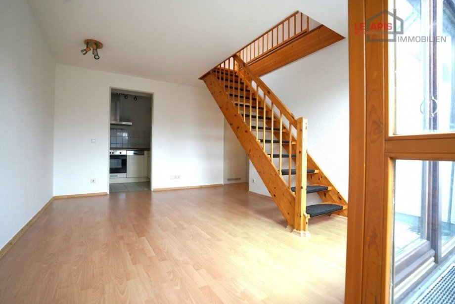 Wohn- u. Essbereich Bild 3 Dachgeschosswohnung Leipzig / Paunsdorf