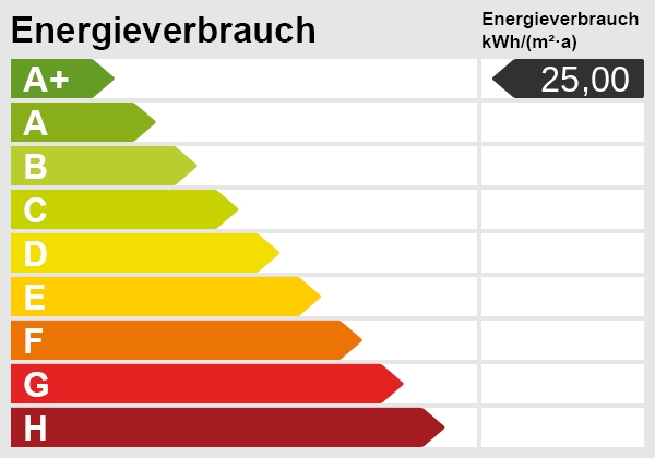 Energieskala Einfamilienhaus Kitzscher / Dittmannsdorf