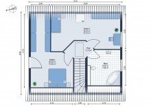 Grundriss Obergescho� +++NAHE DER SEENLANDSCHAFT IN GR�NER NATUR - HIER FINDET DIE GANZE FAMILIE IHR ZUHAUSE+++