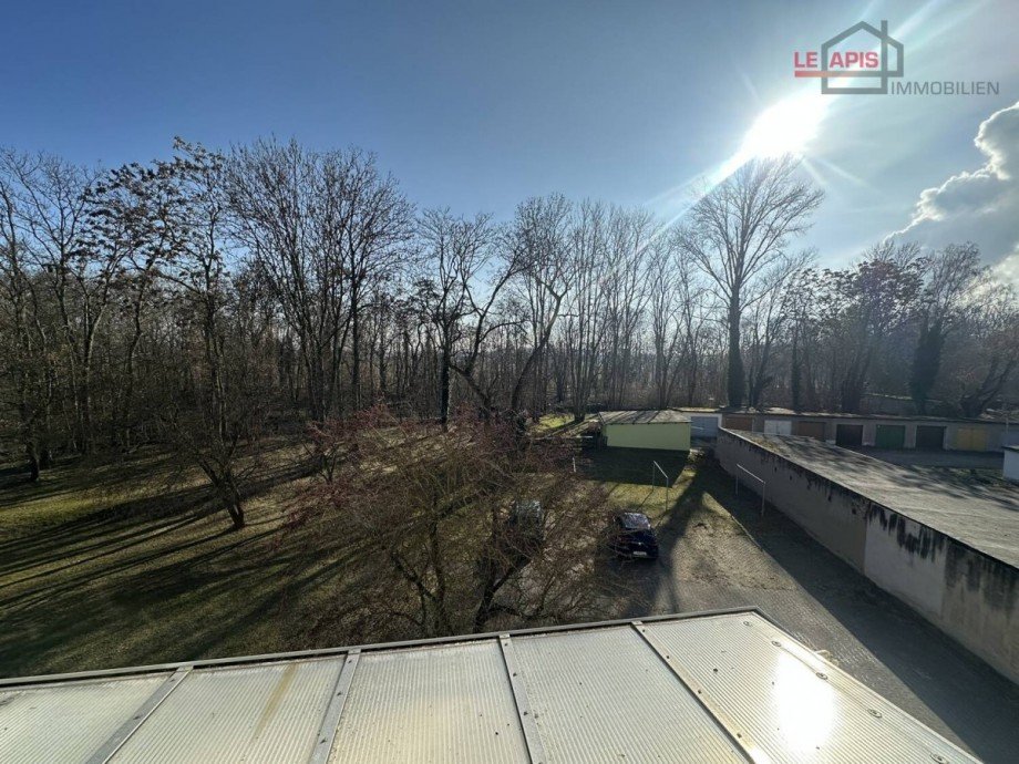 Ausblick Fenster Etagenwohnung B�hlen