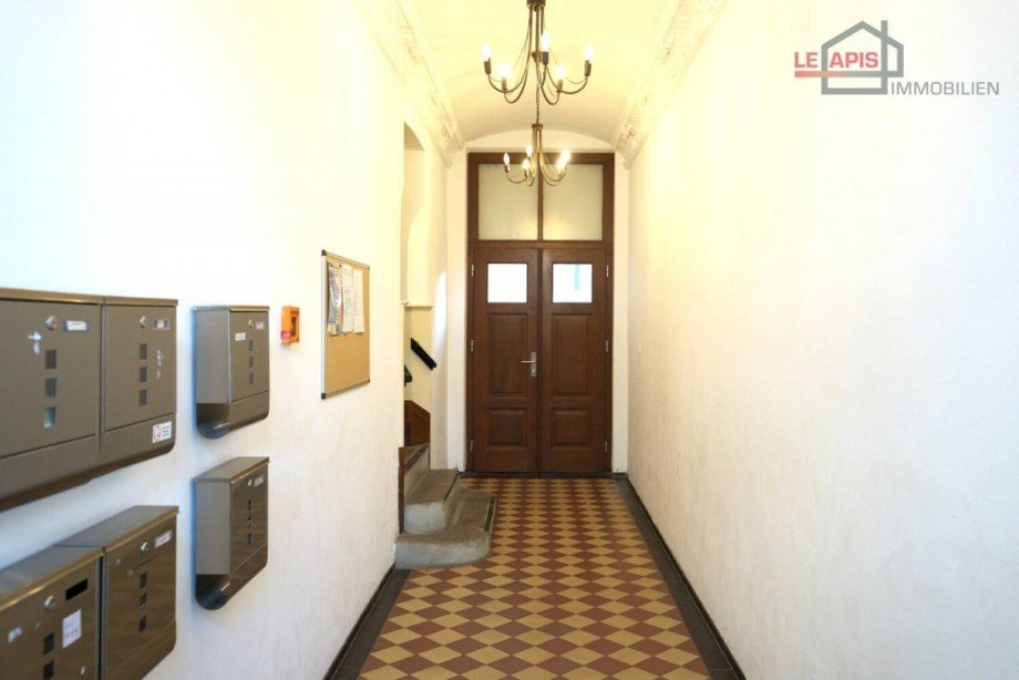 Eingangsbereich Treppenhaus Etagenwohnung Leipzig