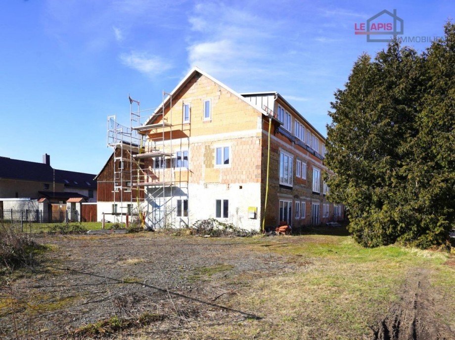Hausansicht Mehrfamilienhaus Leipzig / Holzhausen