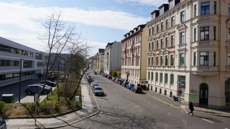 Ausblick vom Balkon Etagenwohnung Leipzig / Leipzig Sdvorstadt