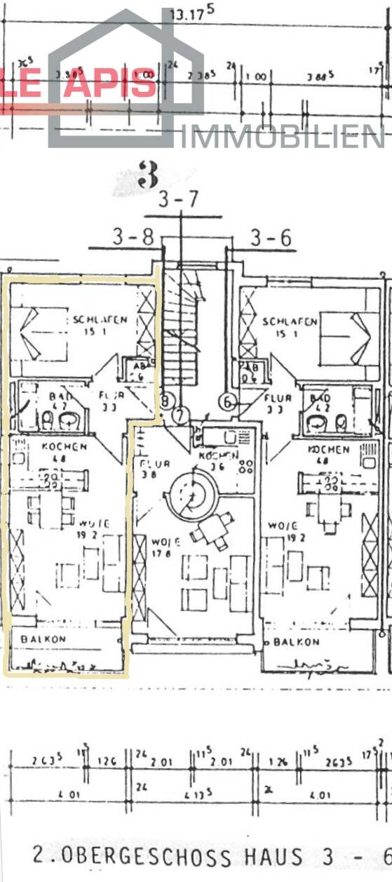 Haus 3, 2.OG, WE08 Etagenwohnung Leipzig
