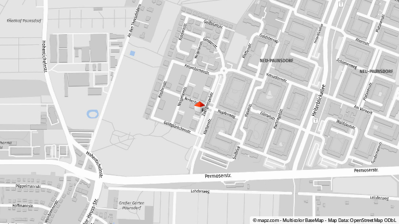 Lageplan Etagenwohnung Leipzig / Paunsdorf