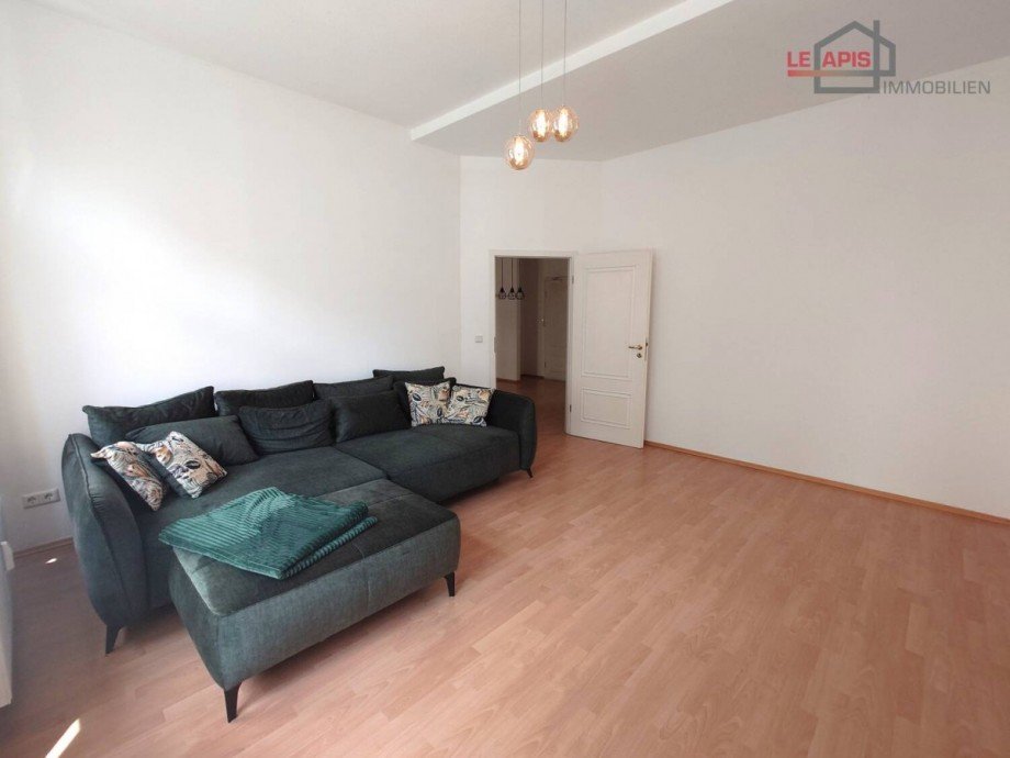 Wohnzimmer Erdgeschosswohnung Leipzig