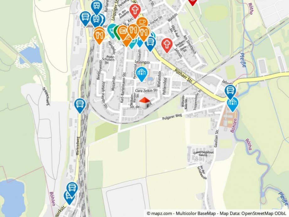 Geolyzer Kartenausschnitt Etagenwohnung B�hlen