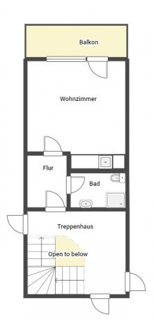 2. Etage MBLIERTE WOHNUNG DSSELDORF MESSE / FLUGHAFEN, DSSELDORF LOHAUSEN INKL. BALKON U. WLAN