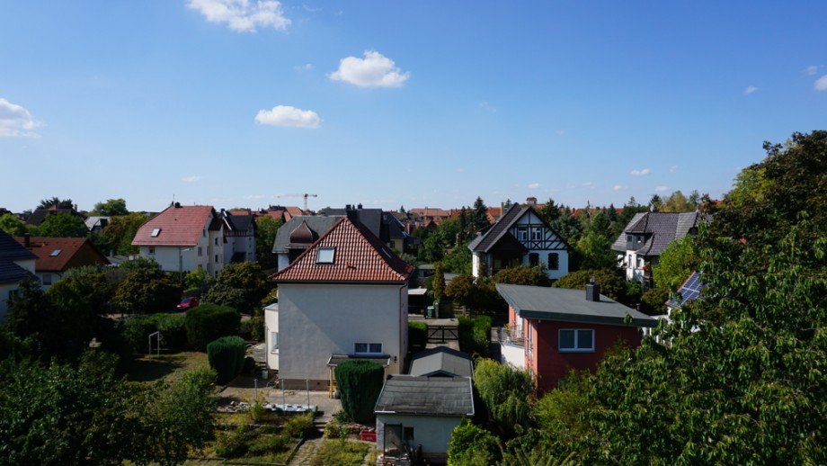 Ausblick Dachgeschosswohnung Markkleeberg