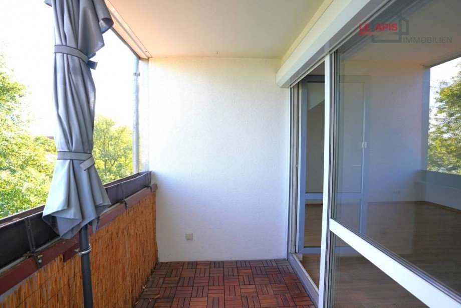 Balkon (Ostseite) Dachgeschosswohnung Leipzig/ Lausen