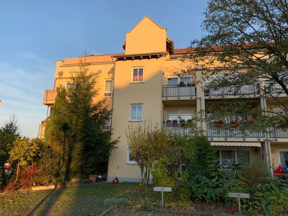 Hausansicht Hof-/ Gartenbereich Erdgeschosswohnung Leipzig
