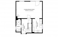 Grundriss Erdgeschoss +++DER BEZAHLBARE EIGENHEIM-TRAUM IM SCH�NEN M�GELN OT ABLA� - 2 B�DER + SOLARTHERMIE U. HOLZOFEN++++