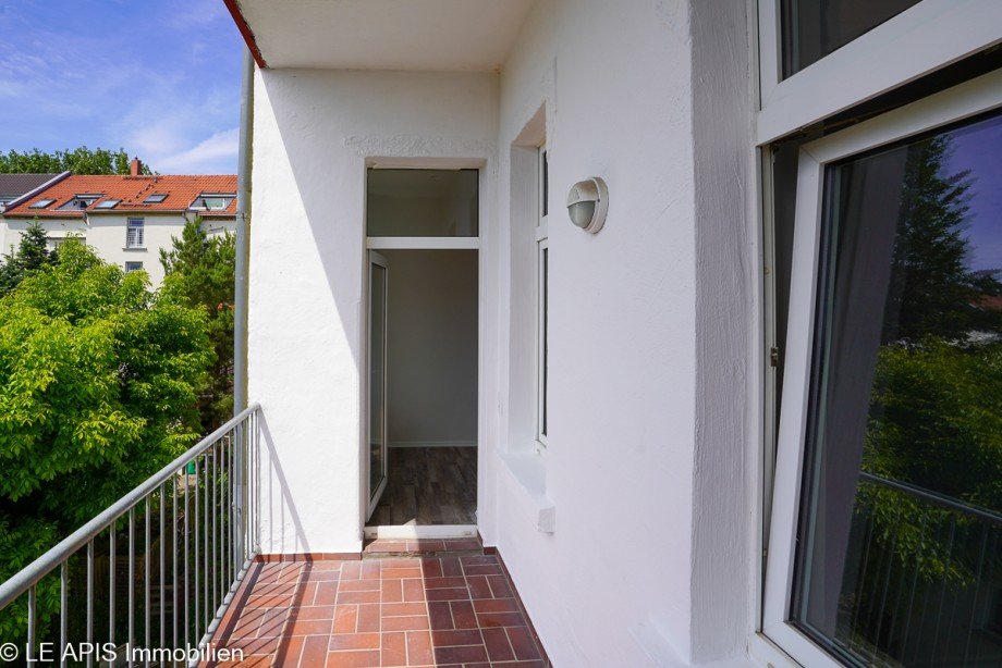 Balkon Etagenwohnung Leipzig