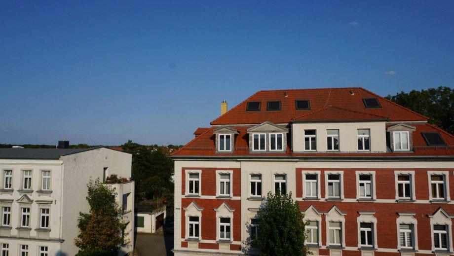Ausblick Dachgeschosswohnung Markkleeberg