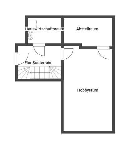 Souterrain Maisonettewohnung Leipzig / Probstheida