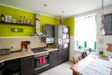 Kche VILLA VON CARLOWITZ- EINE 3-RAUM-PERLE MIT BALKON IN LEIPZIG - GROZSCHOCHER