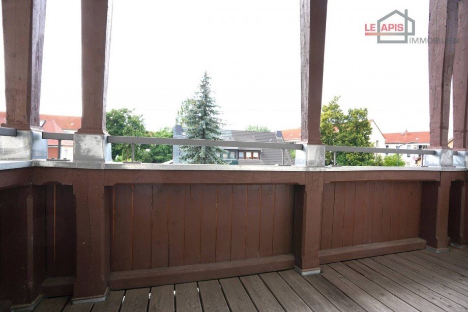 Balkon Schlafzimmer 2 vorn Etagenwohnung Markkleeberg