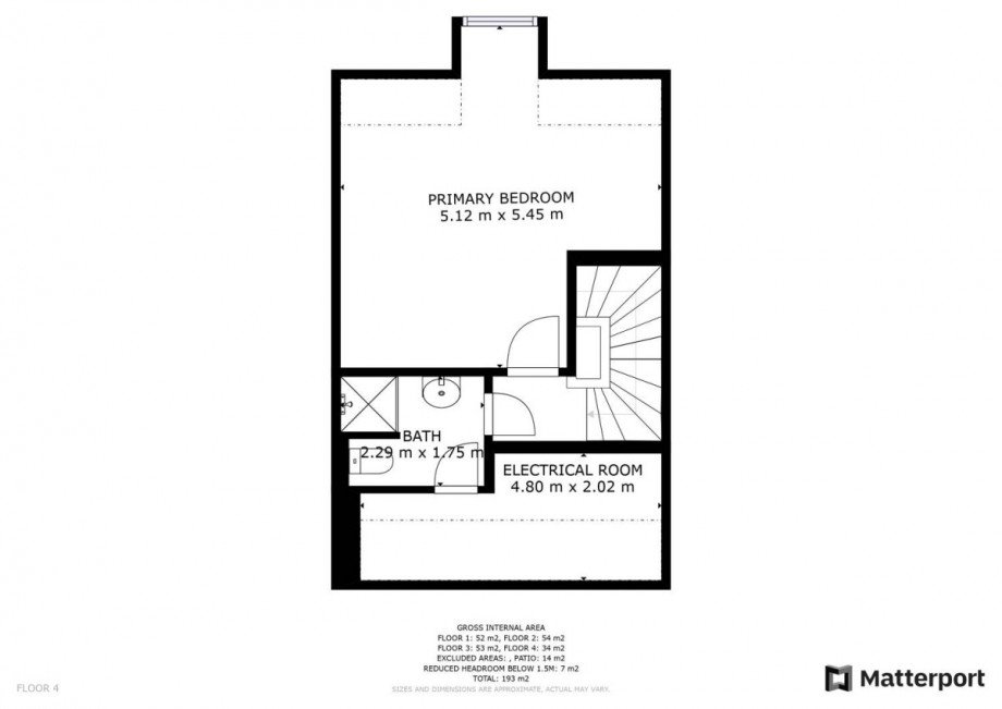 Grundriss DG Reihenmittelhaus Taucha