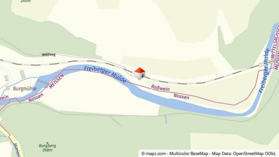 Lageplan Einfamilienhaus Rowein / Gleisberg