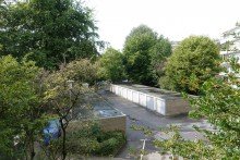 Blick Richtung Parkplatz +++ZUM 01.02.2020 zu VERMIETEN+++SCH�NE 3-ZIMMER-MIETWOHNUNG IN HERRLICHER UMGEBUNG IM 1.OG+++