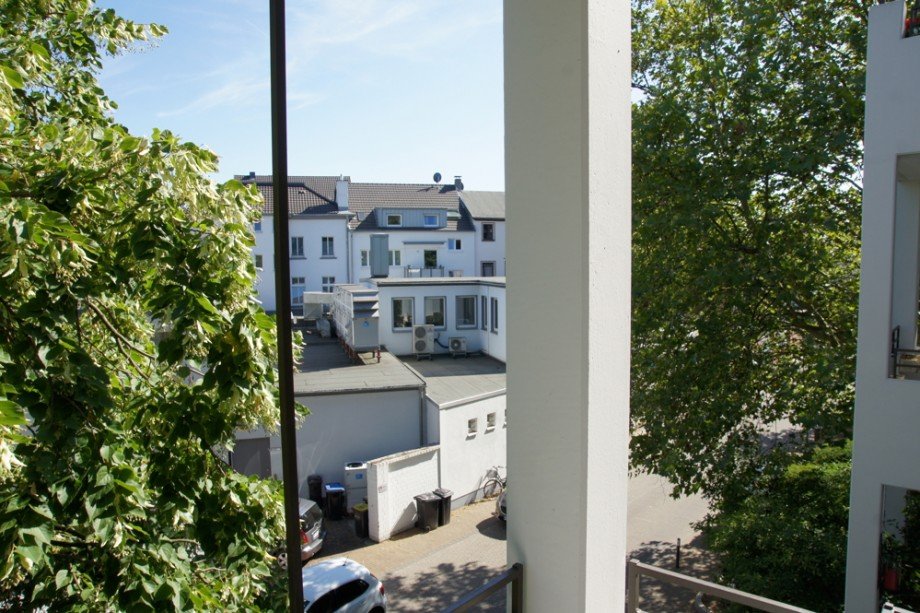 Blick vom Balkon 1 Etagenwohnung Hilden / Pungshaus