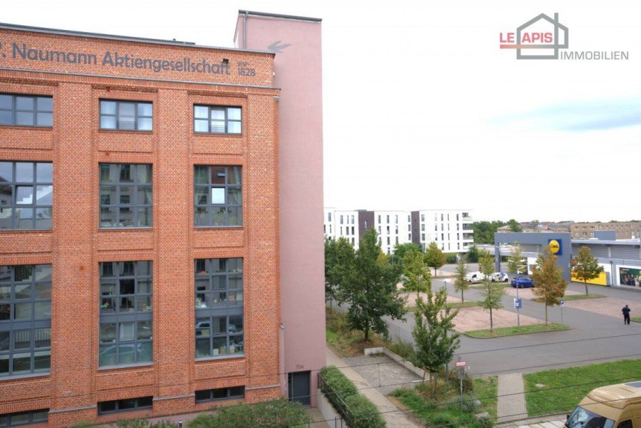 Aussicht Umgebung Etagenwohnung Leipzig